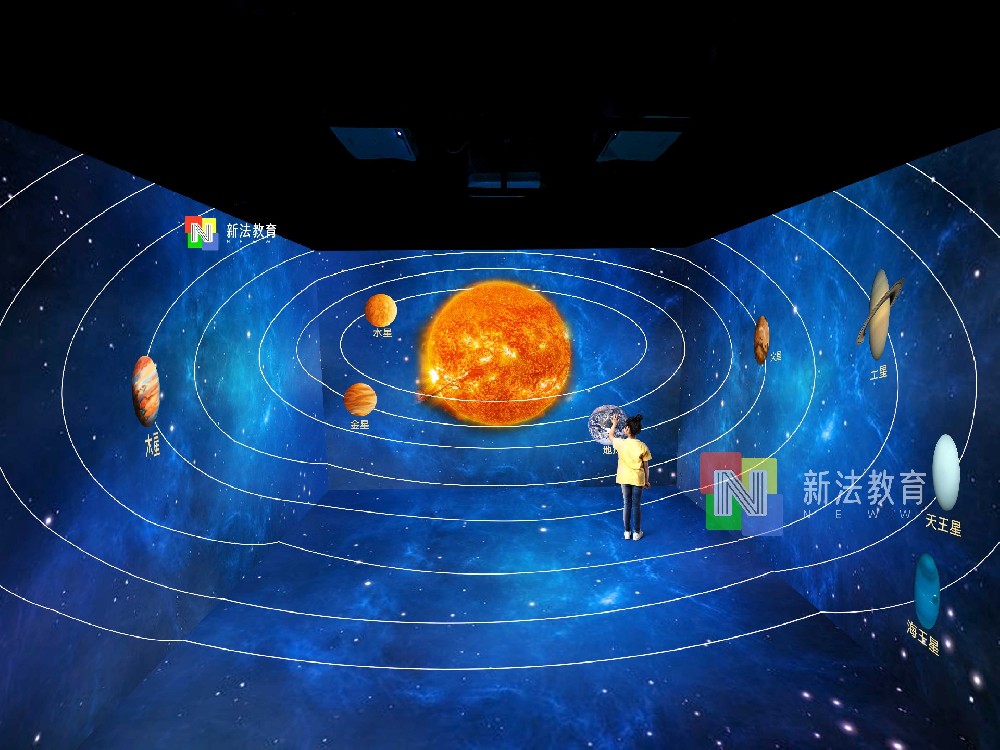 幼儿小学全新教学模式，智慧教学新法教育AR体感互动教育！