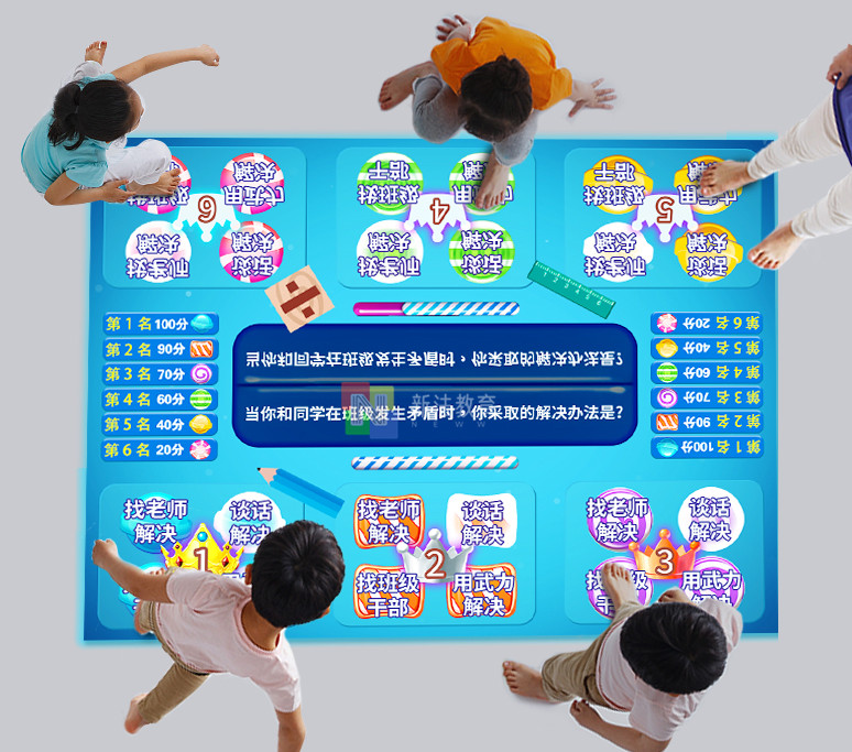 幼儿教学现状问题？智能幼教新法教育互动地面问答系统！