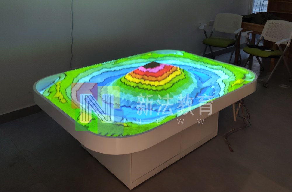 新法教育AR互动沙盘-校园地理教学心理辅导智能化教学设备升级